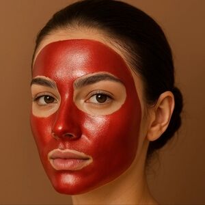 Lunes Pomegranate Metallic Peel Off Mask Facial brightening & Firming Treatment